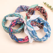 Set of 5 Soft Cotton Bandanas For Men & Women, Light Wight Head Scarf Bandana, Unisex Bandana Headband, Reusable Cotton Bandanas